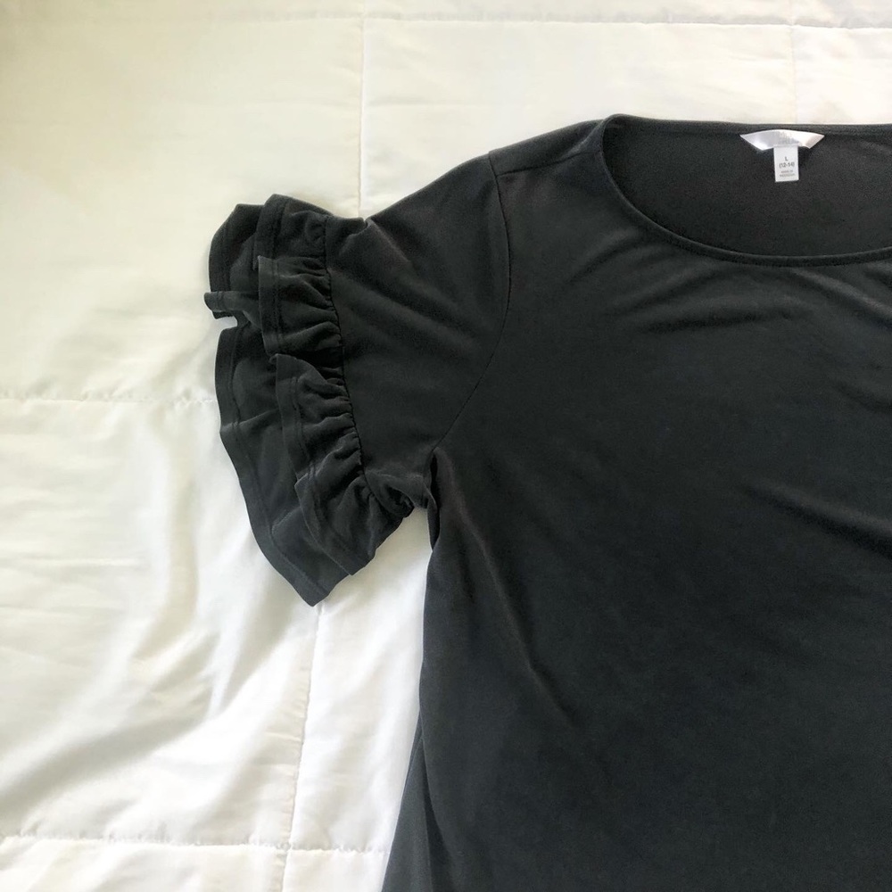 SOLD-Ruffle Sleeve Top
